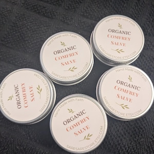 Comfrey salve or leaves organic  air dried homegrown