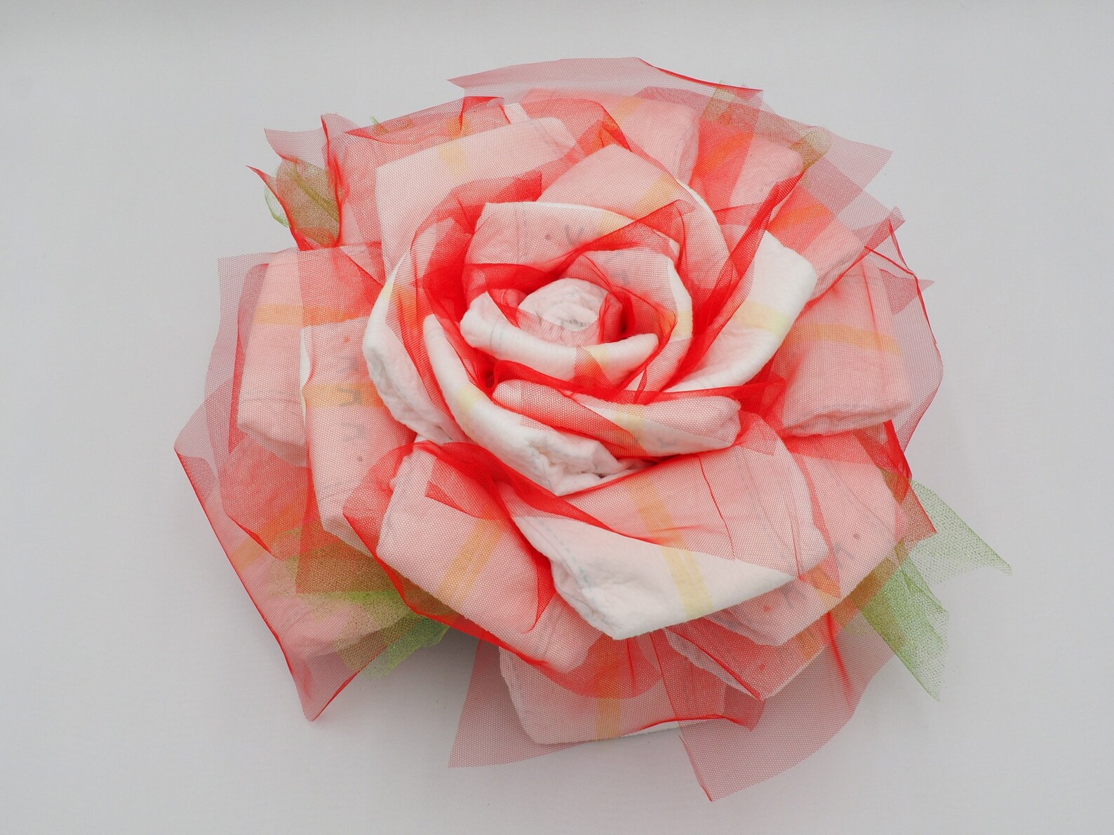 Diaper Cake Rose Baby Shower Gift & Centerpiece - Etsy