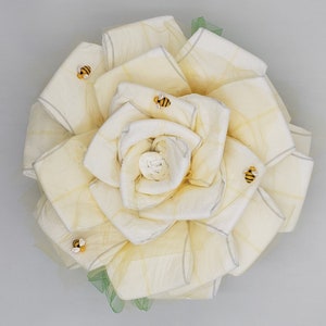 Diaper Cake Rose Baby Shower Gift & Centerpiece