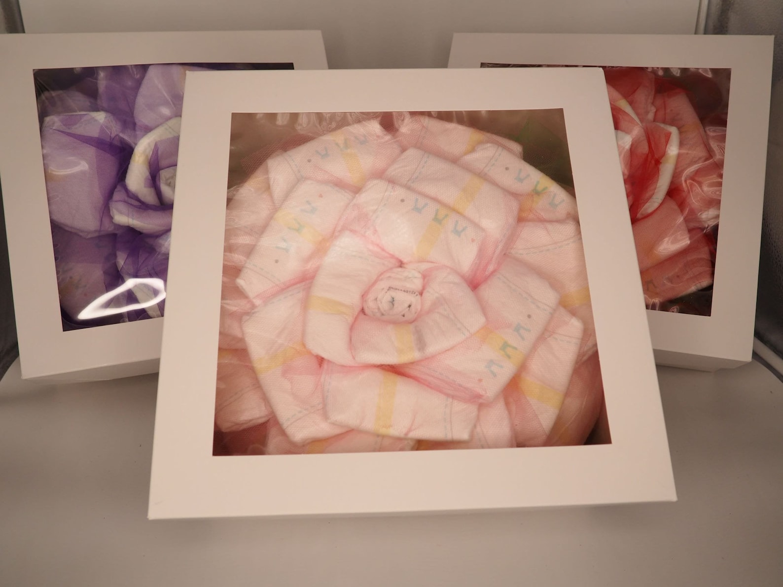 Diaper Cake Rose Baby Shower Gift & Centerpiece - Etsy