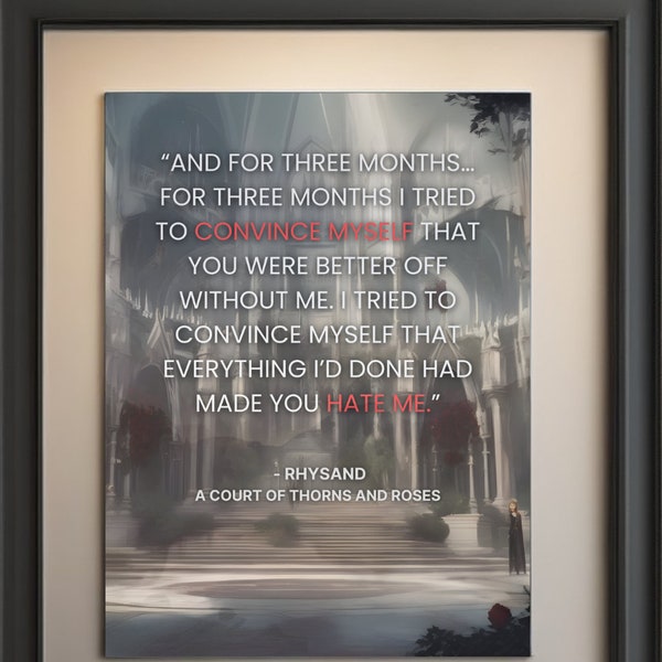 CUSTOM Book Quote Posters PERSONALIZED | George Orwell | Stormlight Archive | A Court of Thorns and Roses | Game of Thrones | Harry Potter