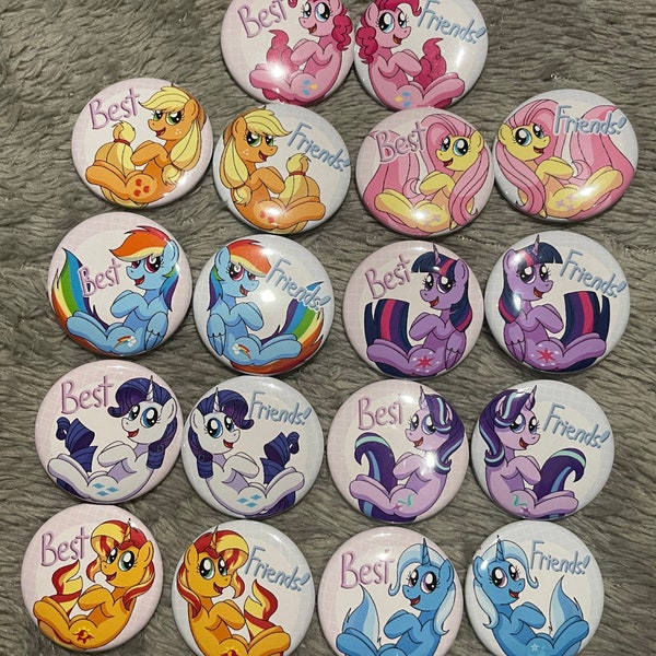 My Little Pony Friendship Pins