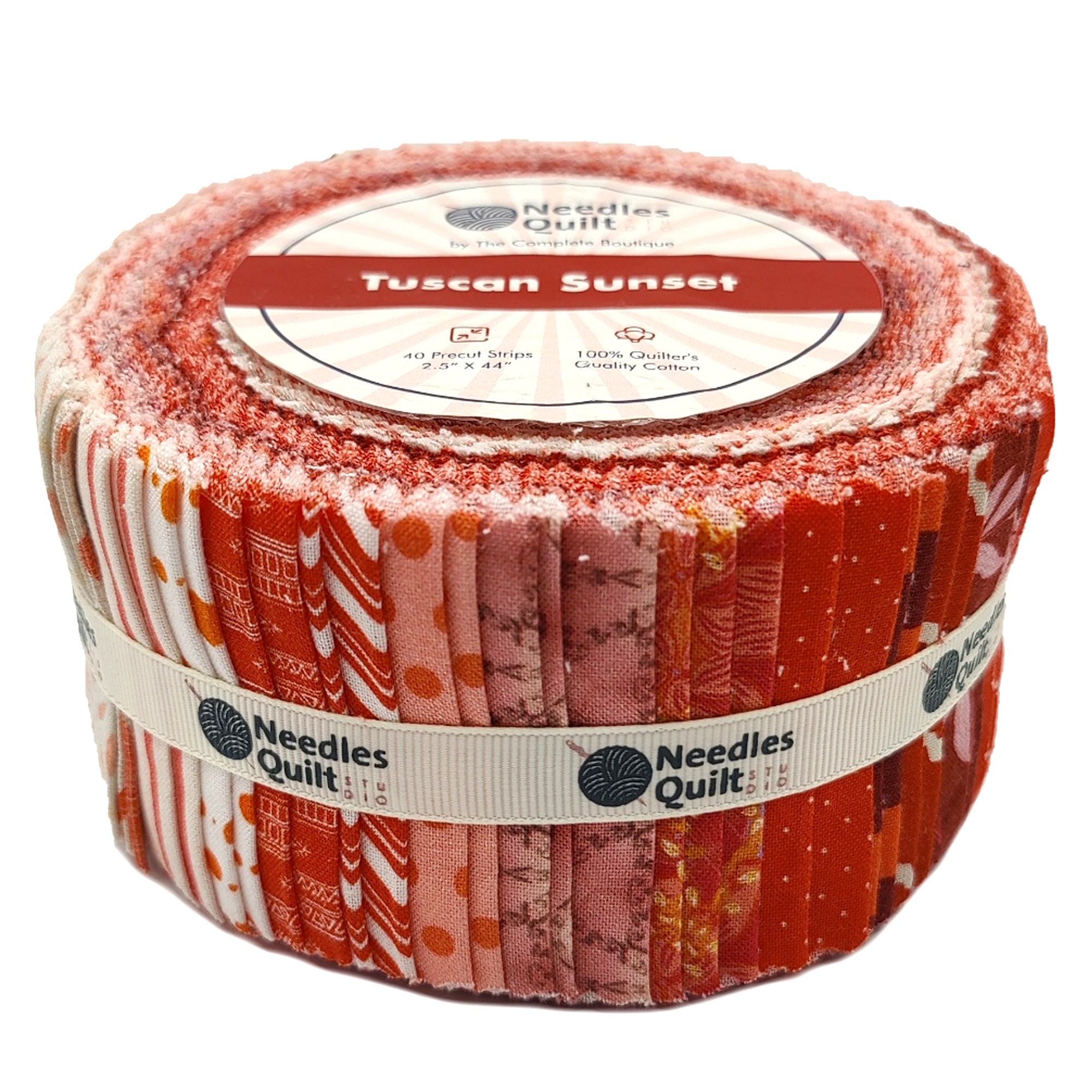 Needles Quilt Studio - (Summer Forest) 40 Strip Jelly Roll Fabric 2.5 x  44 | Cotton Strips Bundles - Jelly Rolls for Quilting Assortment Fabrics