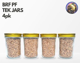 4 Pack | Golden Mushrooms PF TEK BRF Jars