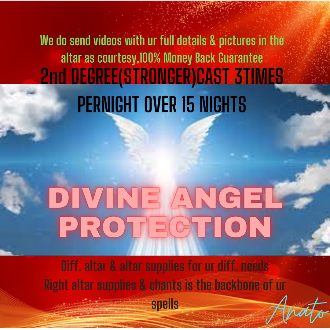 Ward off Evil or Dark Spirits Protection From All Evil Angel - Etsy