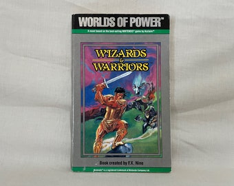 Wizards & Warriors - A novelization based on the classic NES video game // Worlds of Power Book 5 // 1991 // Vintage Paperback