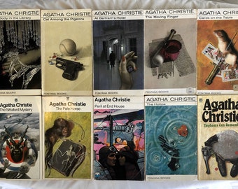 Agatha Christie - Vintage Fontana Books  1964 - 1981 - PAPERBACK
