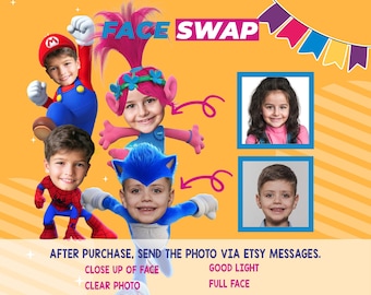 Face Swap Add-On: Transform Your Child Into Their Favorite Hero!