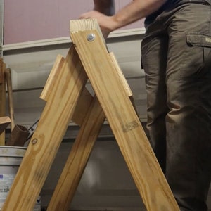 Easy to Build Folding Saw Horses, Build Plans image 2