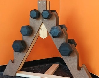 Dumbbell Rack Dumbbell tree Build Plans, 2 for 1