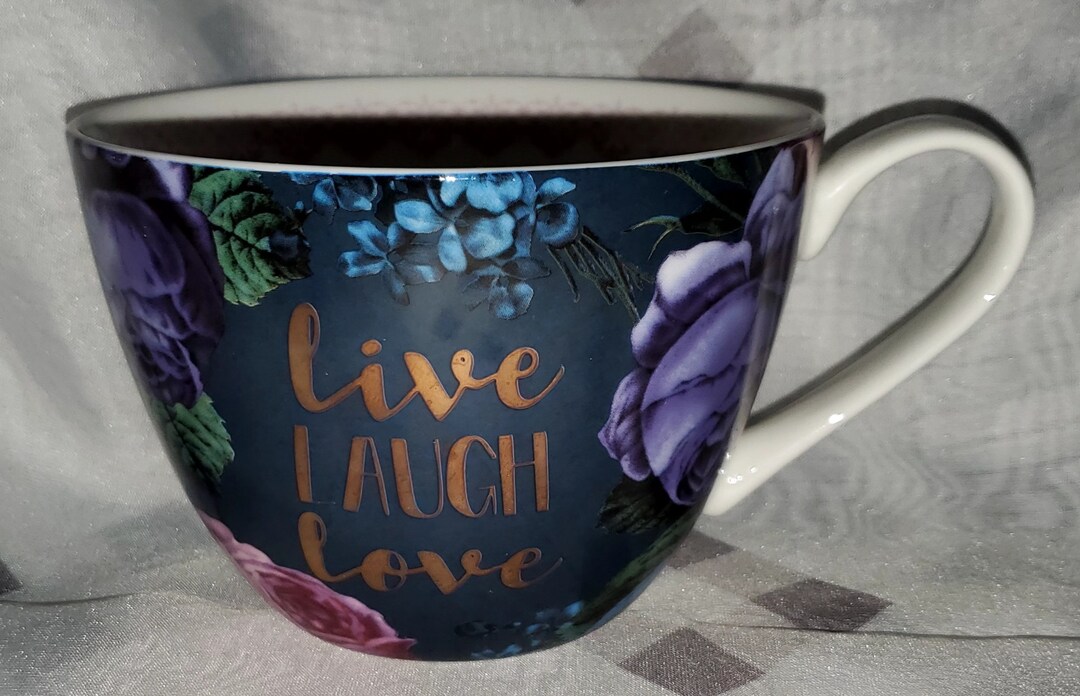 Portobello by Inspire Live Laugh Love Coffee Tea Mug Bone China Etsy