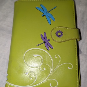 Shagwear "Dragonfly" Green Ladies Wallet Vegan Leather