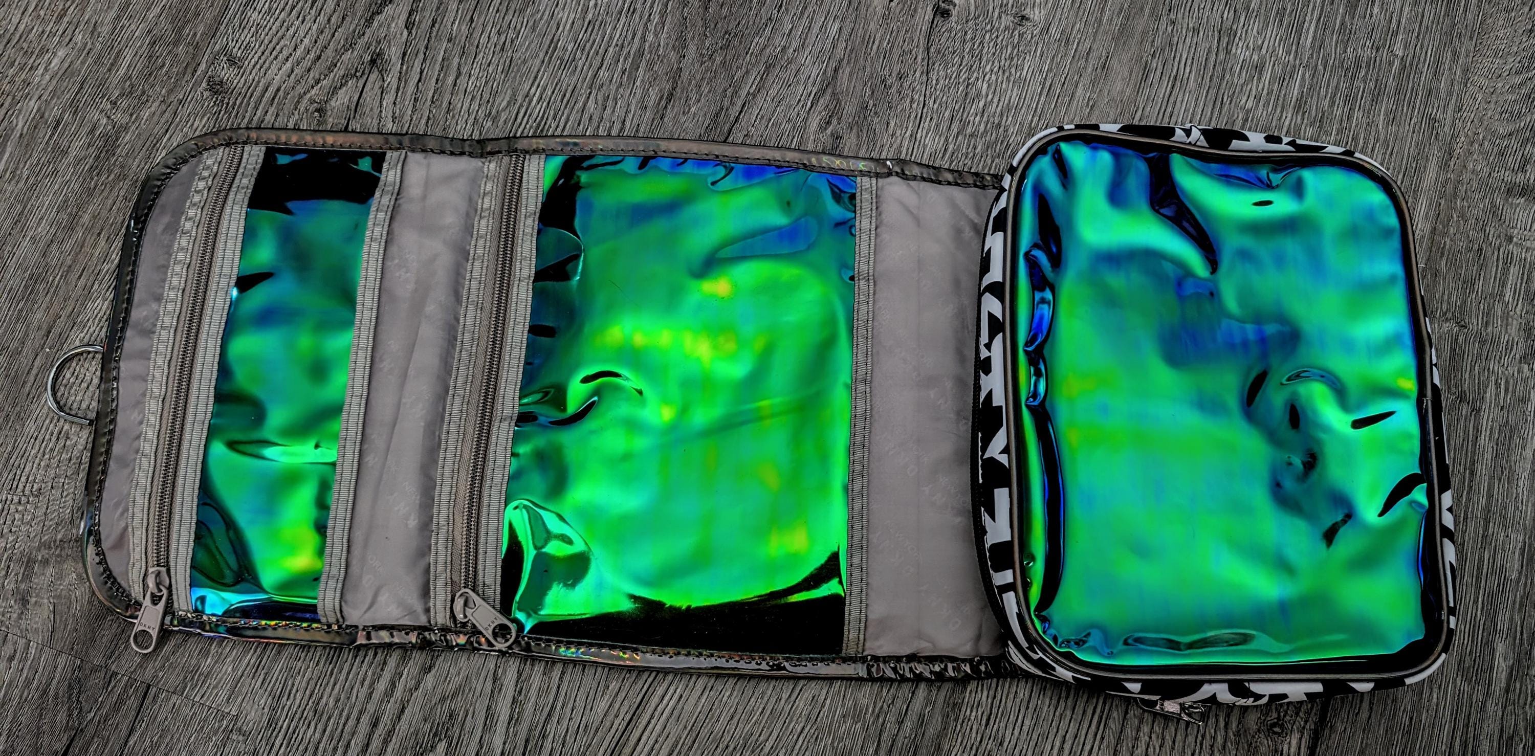 DKNY Puffer Roll Cosmetic Bag, Travel Make up Bag Waterproof