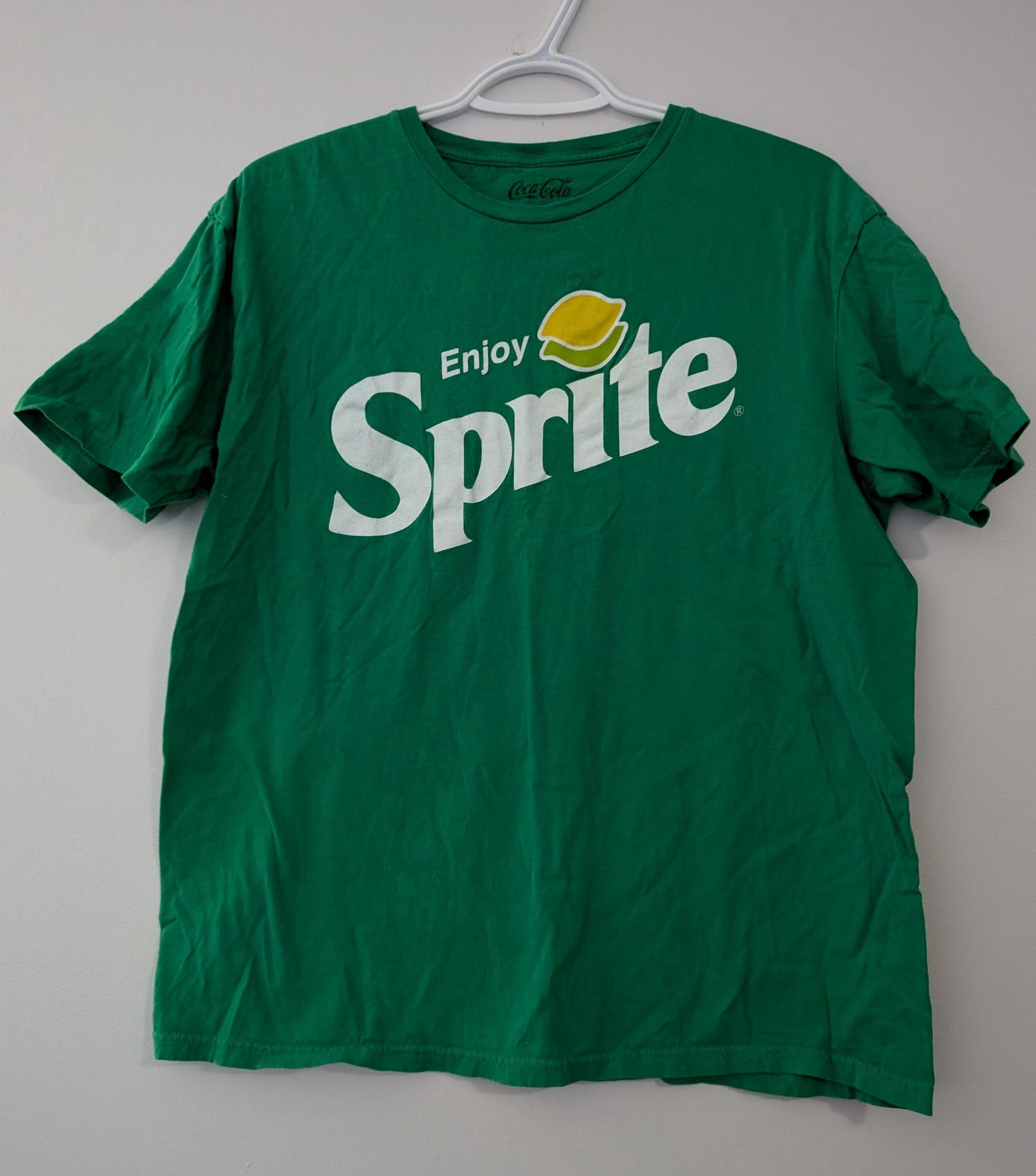 Coca Cola SPRITE Soda Mens Green Tshirt Size L Etsy