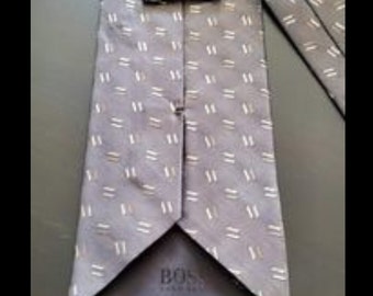 Cravate Hugo Boss vintage en soie, créateur Made in Italy