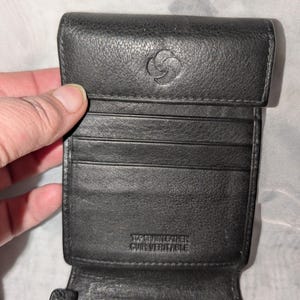 Portefeuille de voyage noir à fermeture éclair Samsonite 5 emplacements pour cartes