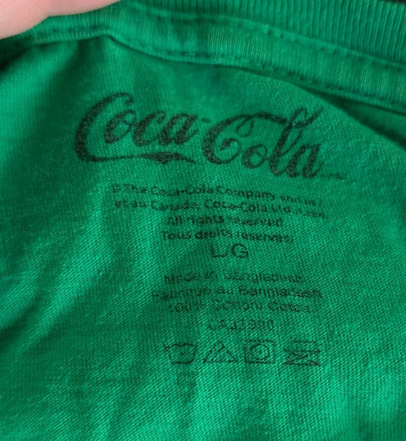 Coca Cola SPRITE Soda Mens Green Tshirt Size L Etsy