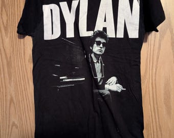 Bob Dylan Black T Shirt- S