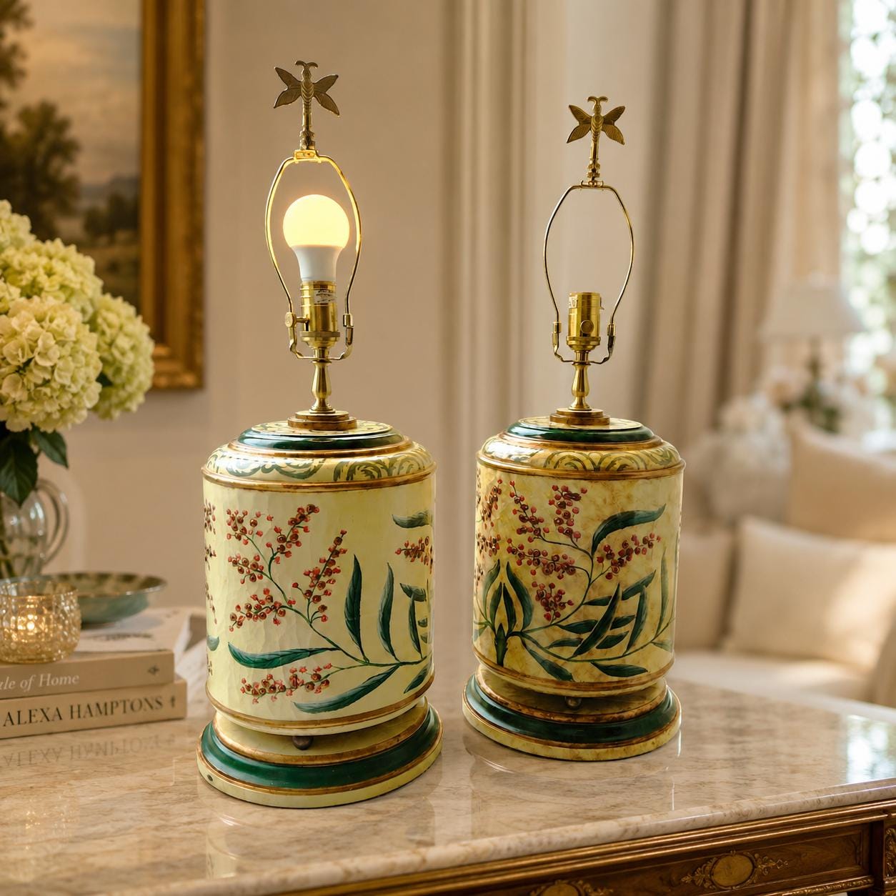 Vintage Wildwood Lamp - Etsy