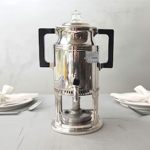 Antique "Universal" Coffee Urn, Landers Frary & Clark, 1900s Spirit Burner Percolator, Complete, Working