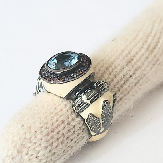 Vintage Statement Ring: MCL (matthew Campbell Laurenza) Black 