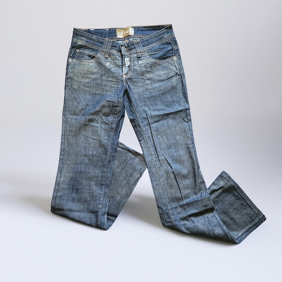 Galliano Y2K High-rise Jeans, Stretch Fit Denim, Straight Galliano Y2K High-rise Jeans, Stretch Fit Denim, Straight