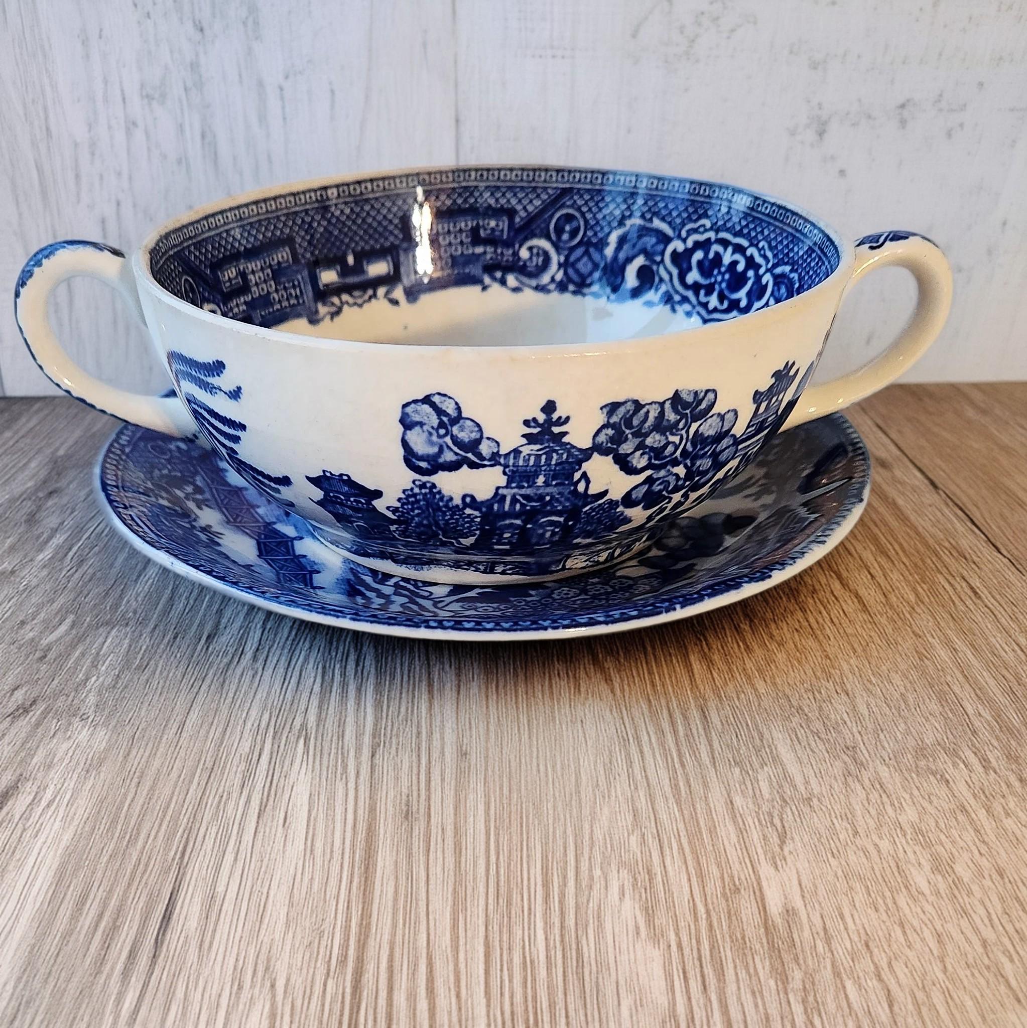 Moriyama Blue Willow - Etsy