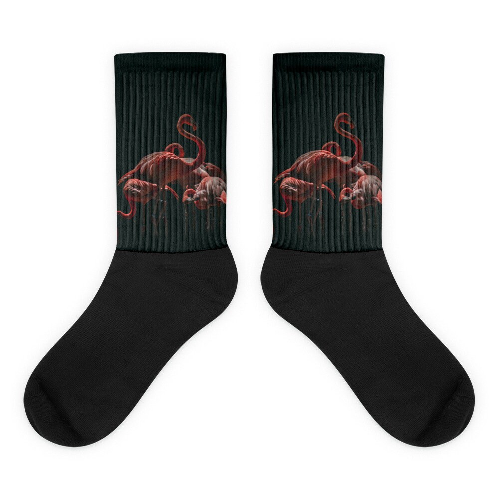 Socks Flamingos - Etsy Canada