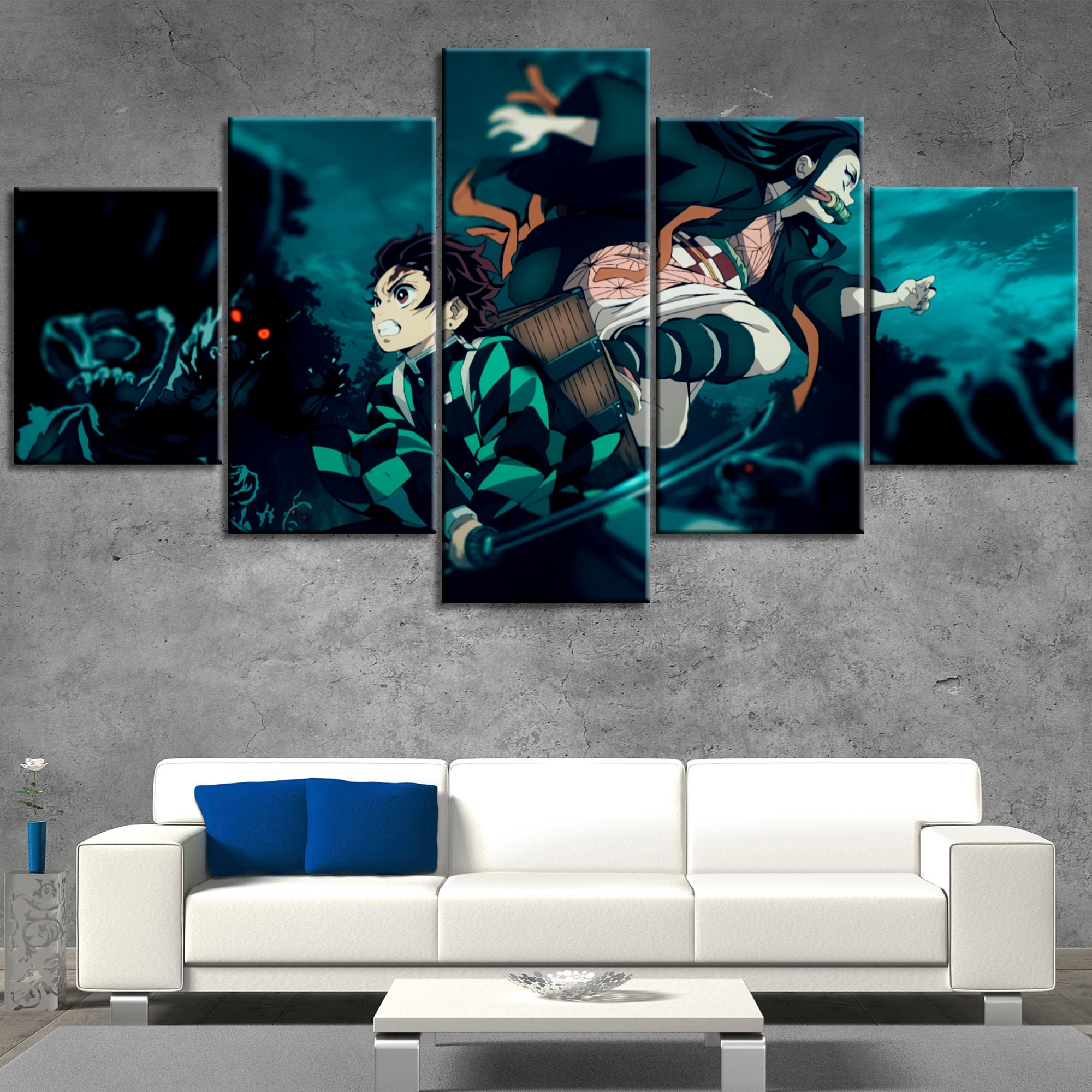 Poster, Canvas, 5 Pieces Wall Art, Wall Decor, Birthday Gift for Her