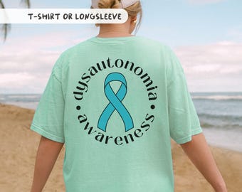 Dysautonomia Shirt POTS Syndrome Tshirt Postural Orthostatic Tachycardia Syndrome Comfort Colors Tee POTS Awareness Shirt P.O.T.S. Warrior