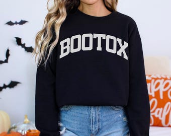 Bootox Sweatshirt Botox Halloween Shirt Aesthetic Nurse Injector Crewneck Esthetician Sweater Spooky Medspa Hoodie Cosmetic Plastic Surgery