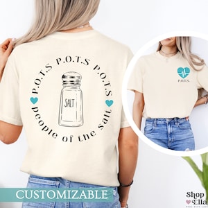 POTS Syndrome Awareness Shirt Postural Orthostatic Tachycardia T-Shirt Invisible Illness Support Tee Comfort Colors Spoonie Warrior Gift