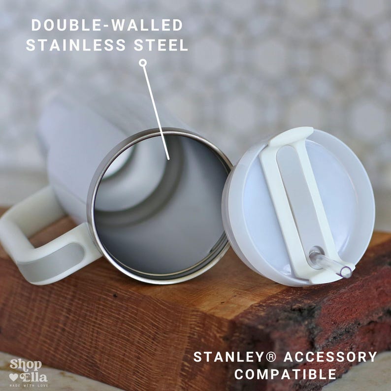 double walled stainless steel popular 40oz tumbler accessory compatible