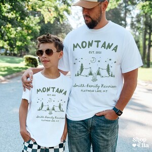 Custom Camp Family Reunion Shirt Men & Women Camping Vacation T-Shirt Matching Group Summer Camp Shirt Personalized Cousin Crew Shirt Kids