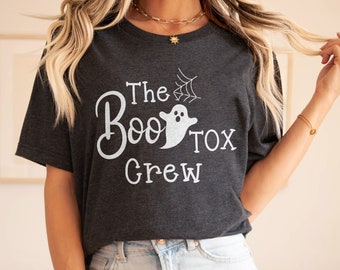 Halloween Botox Nurse Injector Shirt Funny Esthetician T-Shirt Bootox Spooky Med Spa Clothing Fall Vibes Cosmetic Filler Tee Plastic Surgery