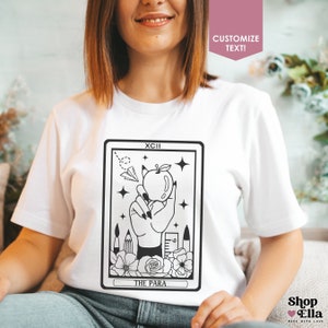 Paraprofessional Teacher Shirt Personalized Gift Paraeducator Back to School T-Shirt Para Professional Squad Appreciation Tshirt Para Tarot