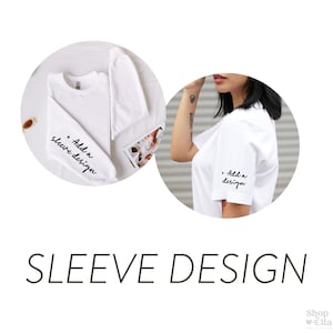 add a Sleeve Print - Design Upgrade *Add-On* for Purchased Listings