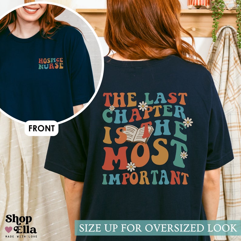 Custom Hospice Nurse Shirt Palliative Care Nurse T Shirt Nurse Appreciation Week Gift Hospice Worker Tshirt Hospice Aide Bella Canvas Tee Navy