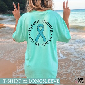 Comfort Colors Dysautonomia Awareness Shirt Postural Orthostatic Tachycardia Syndrome POTS Tee Invisible Illness Support Spoonie Warrior