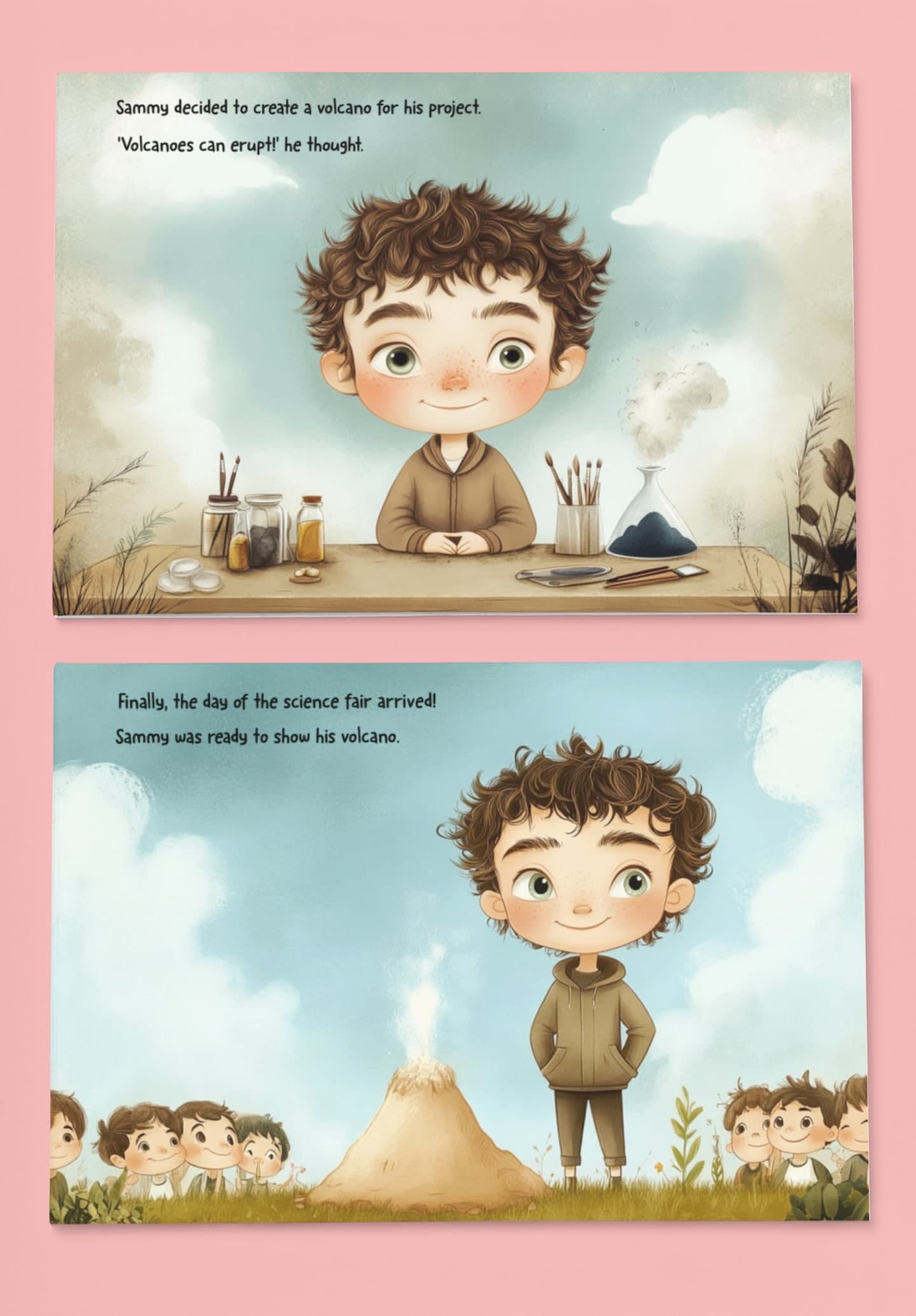 Science Tales Book Personalized Science Storybook, Custom Kid Illustration (hardcover) - Etsy