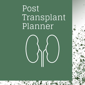 Post Kidney Transplant Journal Planner