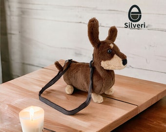 Dachshund Dog Bag New Versatile Plush Toy Dog Doll Bag Cute Cartoon Doll Crossbody Bag