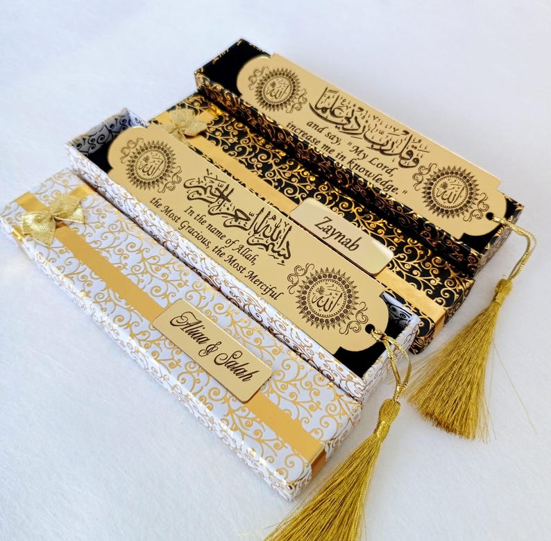 Custom Islamic Bookmark | Quran Bookmark Gift | Yaseen Bookmark Favor ...