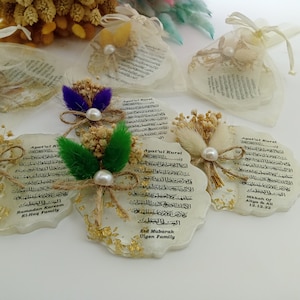 Wedding Magnet, Wedding Favors, Epoxy Magnet, Engagement Favors,Epoxy Magnet, Anniversary Favors, islamic Favors Magnet