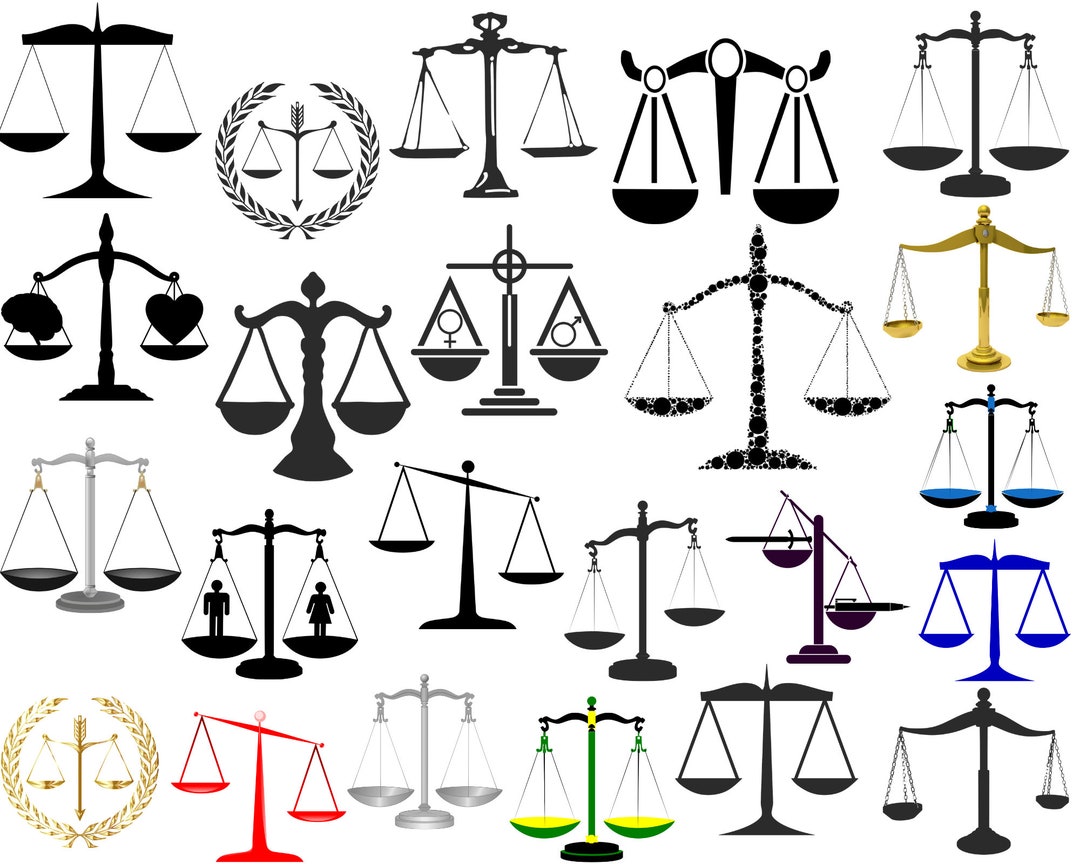 Justice Scales Svg Png Scales Svg Bundle Scales Vector Etsy