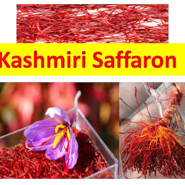 Pure Kashmiri Kesar, A++ Saffron Threads, Jafran, Indian Kesar, World's Best Mongra Saffron for your Cuisine level next ( Bulk Available)