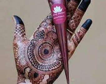 Herbal Henna Cones for Bridal Makeup, Party Tattoos, body Art Design Kit, Mehandi Ink Paste, Mehandi Cone, Body Art Kit