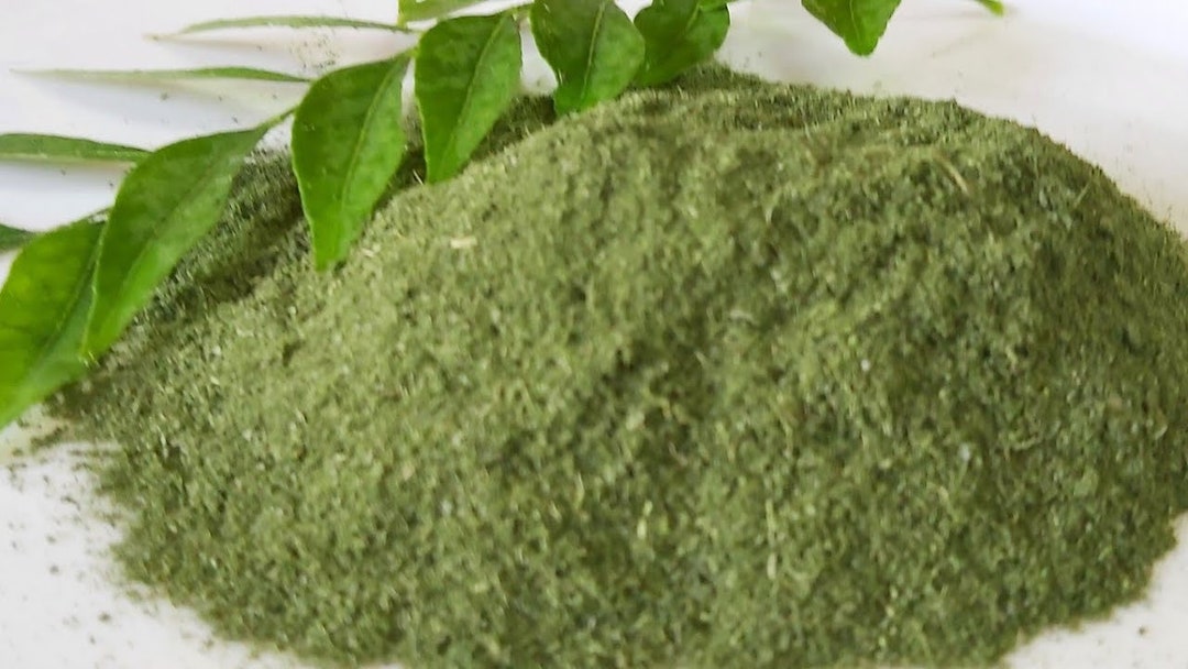 Pure CURRY LEAVES POWDER Ground Curry Leaf Etsy