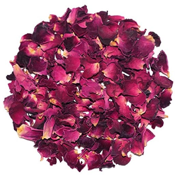 Petali di rosa puri al 100% essiccati al sole Patti Gulab 