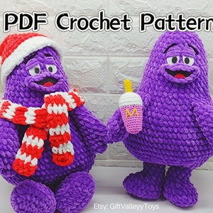 Merry Christmas Grimice Amigurumi Plush Crochet Pdf Pattern